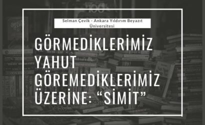 gormediklerimiz yahur göremediklerimiz selman çevik