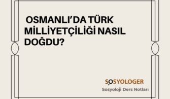türk milliyetciligi nasıl dogdu