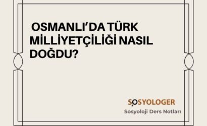 türk milliyetciligi nasıl dogdu