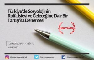 sosyolojinin rolü işlevi furkan aksu 1