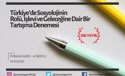 sosyolojinin rolü işlevi furkan aksu 1