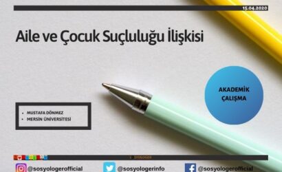 aile ve cocuk suclulugu iliskisi