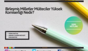 Birleşmiş Milletler Mülteciler Yüksek Komiserliği Nedir?