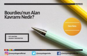 bourdieu alan kavramı 1
