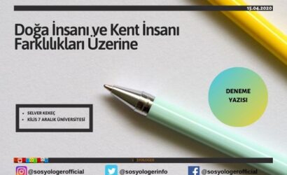 doga insani ve kent insani farklari