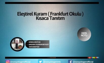elestirel kuram kisaca