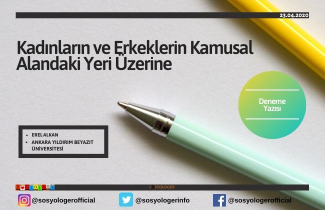 Kadınların ve Erkeklerin Kamusal Alandaki Yeri Üzerine