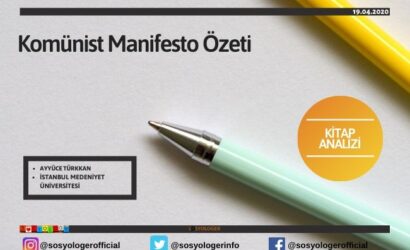 komünist manifesto ozeti