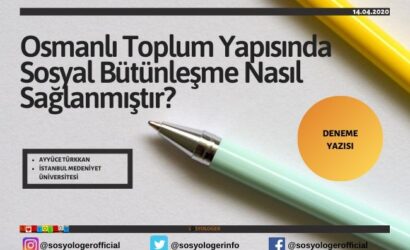 osmanlı toplum yapısı sosyal bütünlesme