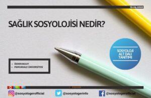 saglik sosyolojisi