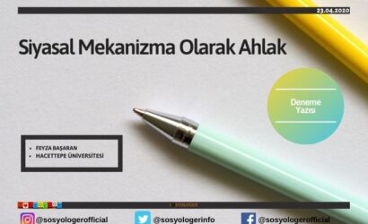 siyasal mekanizma olarak ahlak