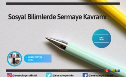 sosyal bilimlerde sermaye kavrami
