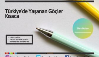 Türkiye’de Yaşanan Göçler Kısaca