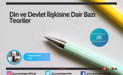 din ve devlet iliskisi teorileri