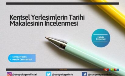 kentsel yerlesimlerin tarihi
