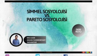simmel sosyolojisi pareto sosyolojisi
