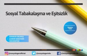 sosyal tabakalasma ve esitsizlik