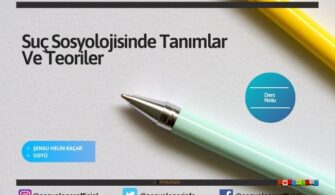 suc sosyolojisinde teoriler