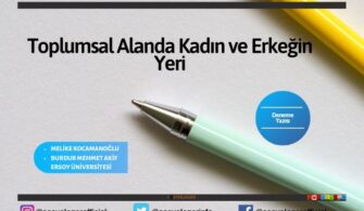 Toplumsal Alanda Kadın ve Erkeğin Yeri
