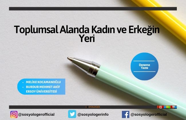Toplumsal Alanda Kadın ve Erkeğin Yeri