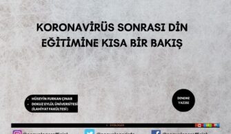 koronavirüs sonrasi din