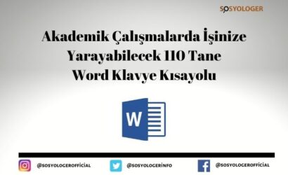 word klavye kisayollari