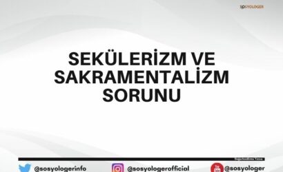 sekulerizm ve sakramentalizm