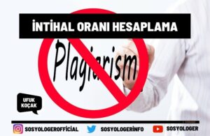 İntihal oranı hesaplama