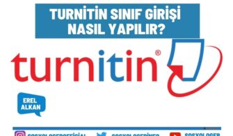 Turnitin sınıf girişi nasıl yapılır
