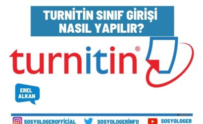 Turnitin sınıf girişi nasıl yapılır
