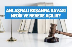 Anlaşmalı boşanma davası