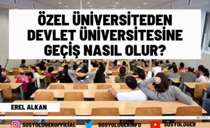 Özel üniversiteden devlet üniversitesine geçiş