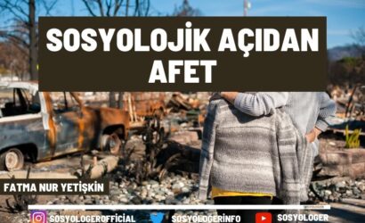 sosyolojik acidan afet
