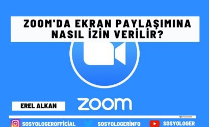 Zoom ekran paylaşımına izin verme