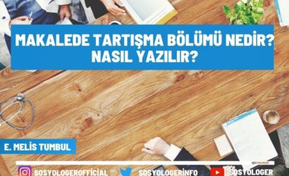 makalede tartisma bolumu