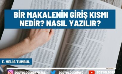makalenin giris kismi nasil yazilir