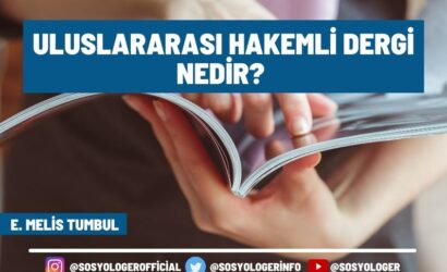 uluslararasi hakemli dergi