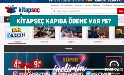 kitapsec kapida odeme var mi