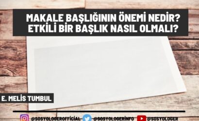 makale basliginin onemi nedir