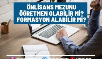 onlisans mezunu ogretmen olabilir mi