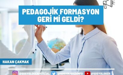 pedagojik formasyon geri mi geldi
