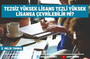 Tezsiz Yüksek Lisans Tezli Yüksek Lisansa Çevrilebilir Mi?