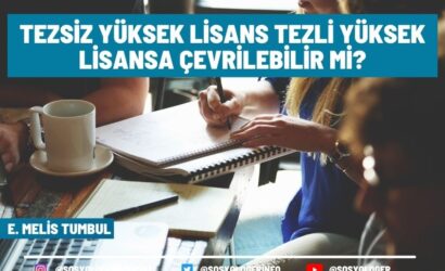 Tezsiz Yüksek Lisans Tezli Yüksek Lisansa Çevrilebilir Mi?