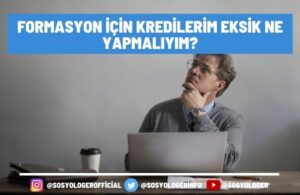 formasyon icin kredilerim eksik ne yapmaliyim