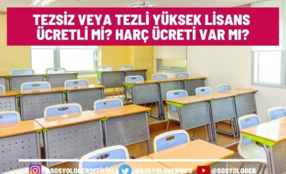 Tezli Yüksek Lisans Ücretli Mi?
