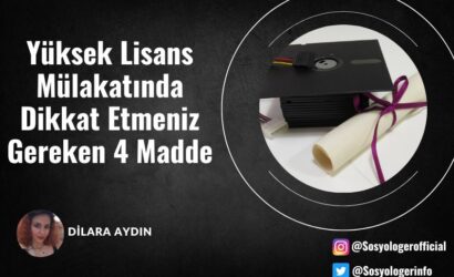 Yüksek Lisans Mülakatında Dikkat Etmeniz Gereken 4 Madde