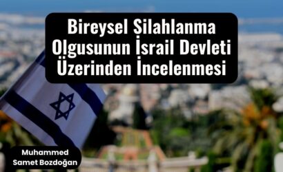 bireysel silahlanma israil