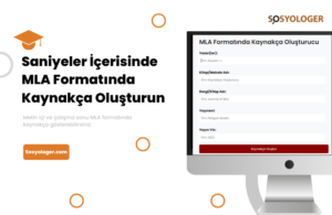 mla kaynakca olusturma