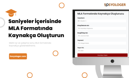 mla kaynakca olusturma