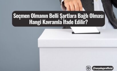 secmen olmanin belli sartlara bagli olmasi